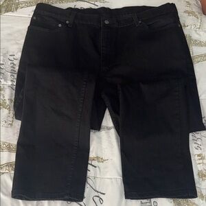 Black Jeans with W42 Waist Label